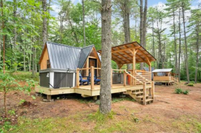 A-Frame Retreat with Inviting Hot Tub